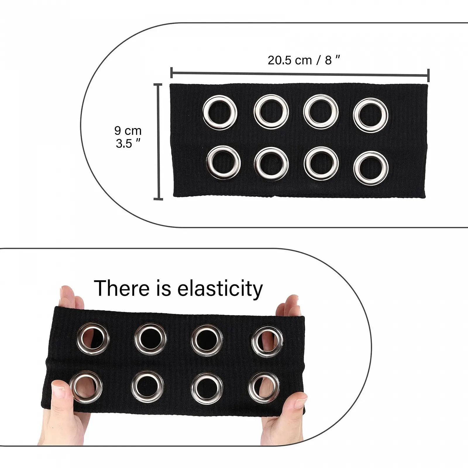 Пов'язка на голову Milakoo з люверсами для жінок, фото №4
