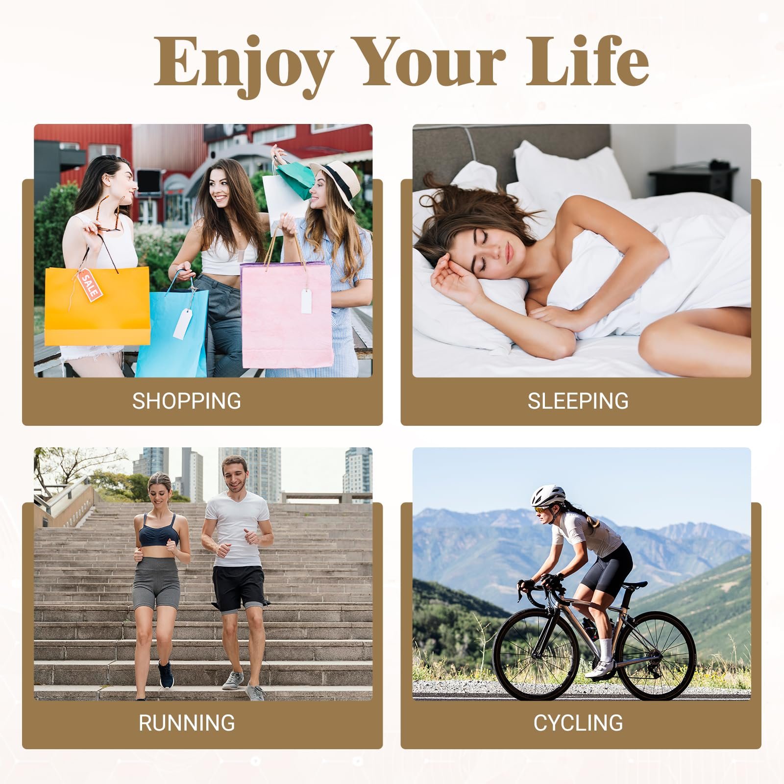 Пов'язка для корекції Hallux Valgus і 2 роздільники для пальців ніг Hallux Valgus, колір шкіри, фото №7