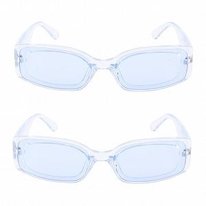 Сонцезахисні окуляри Квадратні Сині (2 шт.) - Фото 1