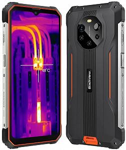 Смартфон 6.58" Blackview BL8800 Pro 8/128Gb 5G 2-SIM NFC 50/16Мп 8 ядер Android 11 Orange - Фото 1