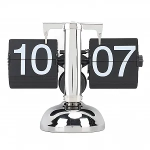 Механические перекидные часы PODSJD, Ретро Минималистичный Стиль, 304 Нержавеющая Сталь (Тип 2) - Фото 1