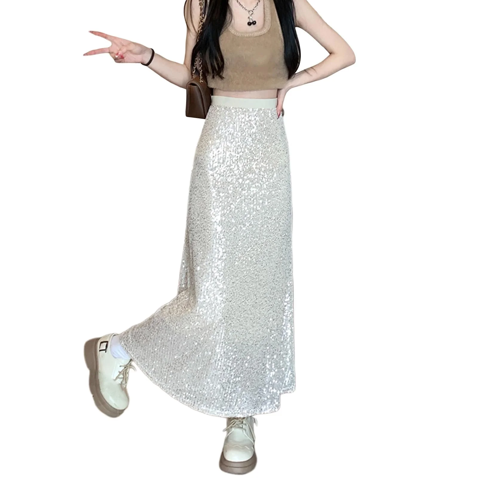 Спідниця Yassiglia з блискітками Жіноча елегантна, фото №6