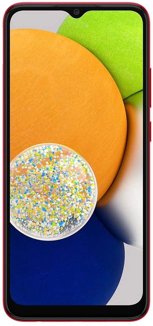 Смартфон Samsung Galaxy A03 6.5'' 4/64 ГБ 4G 8-ядер Android 13 Red, фото №2 Смартфон Samsung Galaxy A03 6.5'' 4/64 ГБ 4G 8-ядер Android 13 Red, фото №2