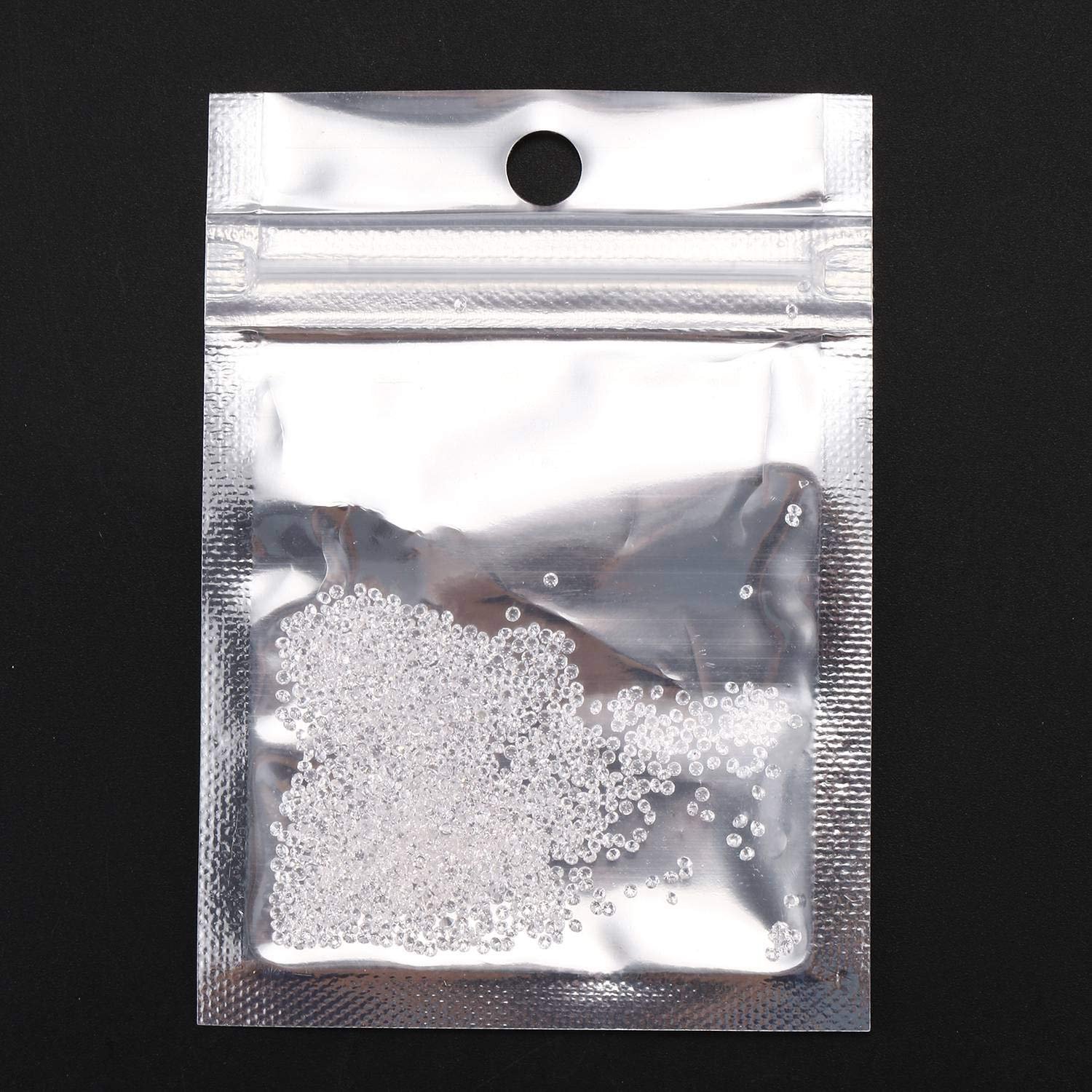 Мікро-діамант Кристал круглий 1.3 мм, 1440 шт, фото №6