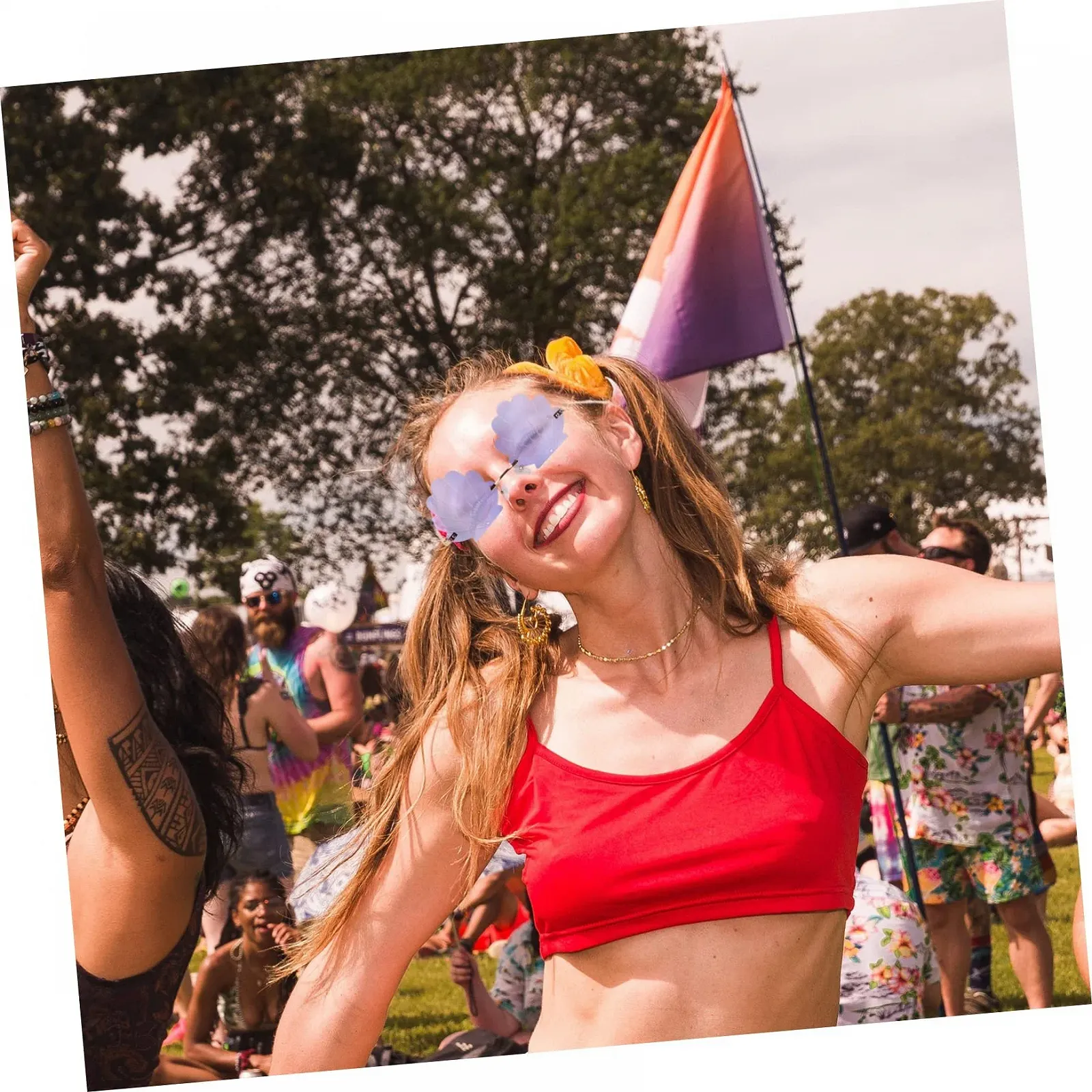 Сонцезахисні окуляри PACKOVE з мушлеподібним візерунком, фото №3