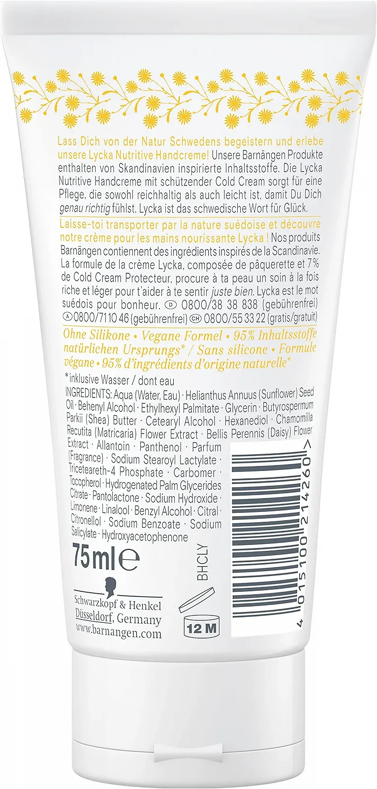 Крем для рук Barnängen Lycka, набір 3 x 75 мл, фото №3