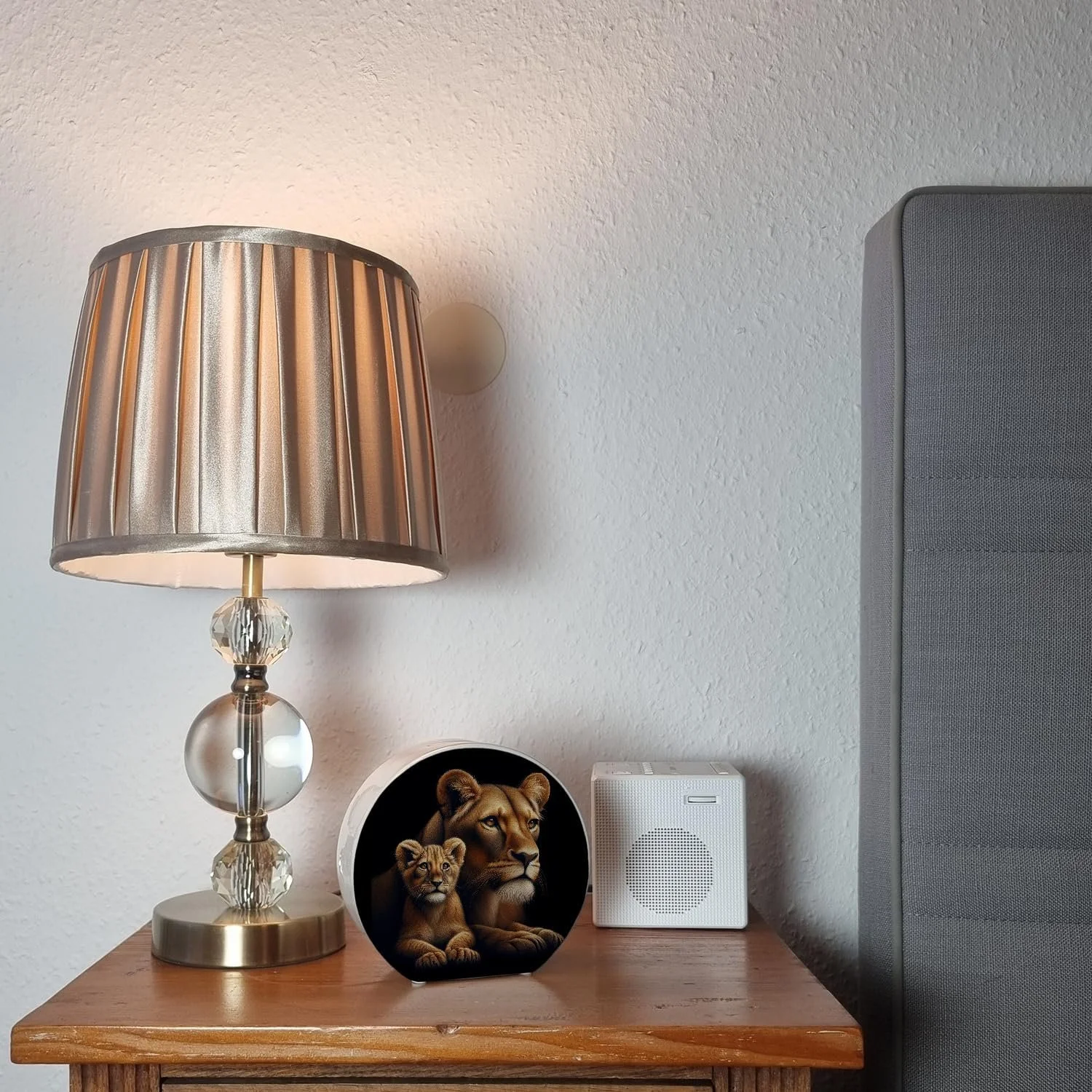 Скарбничка Lioness with Baby Lion керамічна різнокольорова, фото №2