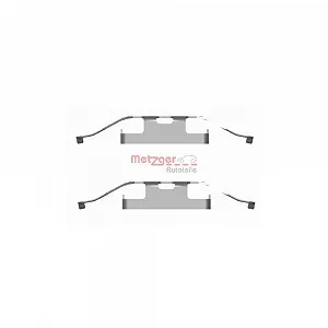 Комплект принадлежностей, тормозные колодки METZGER 109-1682 VAG задняя ось - Фото 1