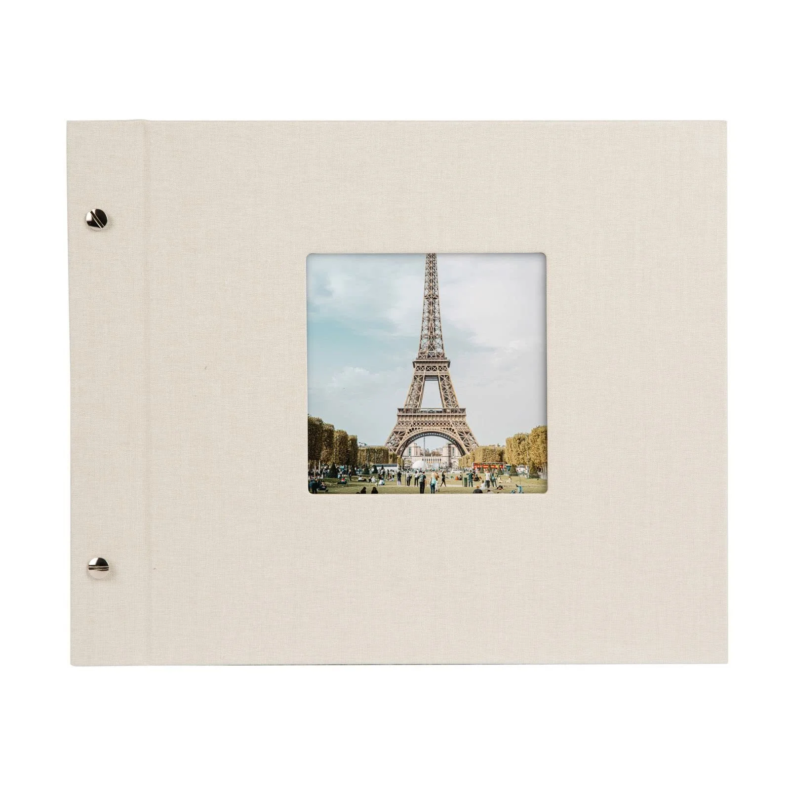 Фотоальбом на винтах Goldbuch Bella Vista С вырезом для фотографий 39 x 31 см, 40 страниц с защитными разделителями Расширяемый Лен, Серый, 28, Песочно-серый, 30 x 25 см, фото №2 Фотоальбом на винтах Goldbuch Bella Vista С вырезом для фотографий 39 x 31 см, 40 страниц с защитными разделителями Расширяемый Лен, Серый, 28, Песочно-серый, 30 x 25 см, фото №2