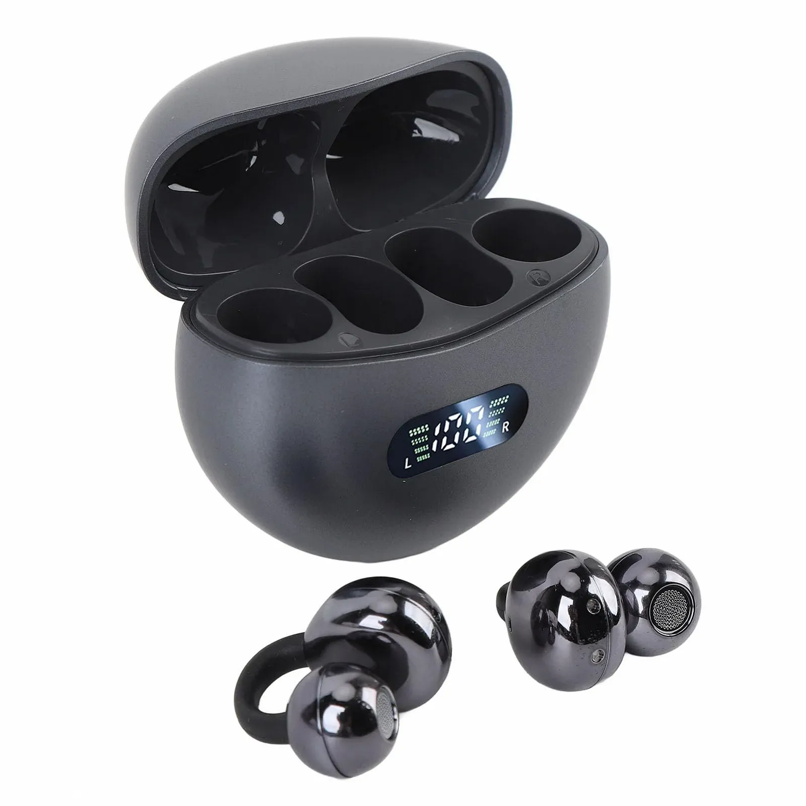 Навушники для перекладу мови Sorandy, перекладач 144 мов та акцентів у реальному часі, колір крижаний сірий, фото №1