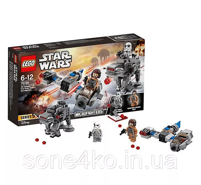Lego Star Wars Лыжный спидер против шагохода Первого Ордена 75195, фото №1