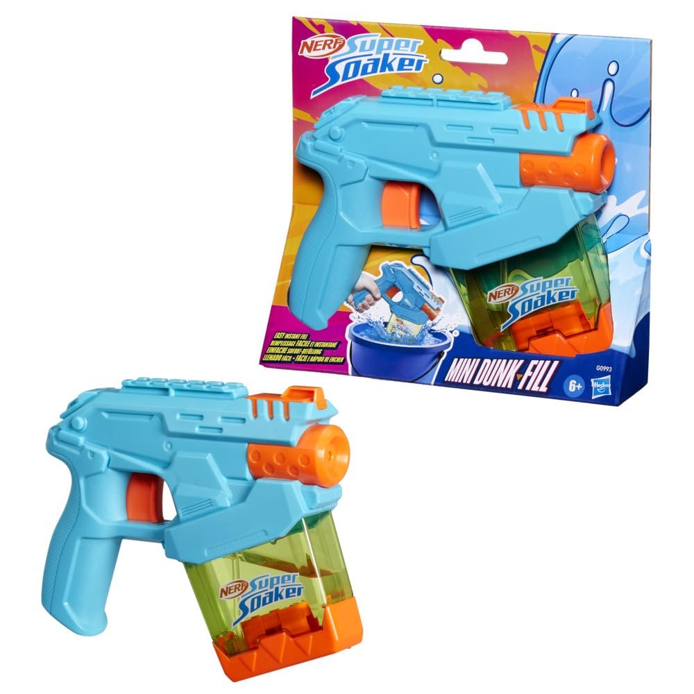 Водяний пістолет Nerf Super Soaker Mini Dunk-Fill, 100 мл, фото №3