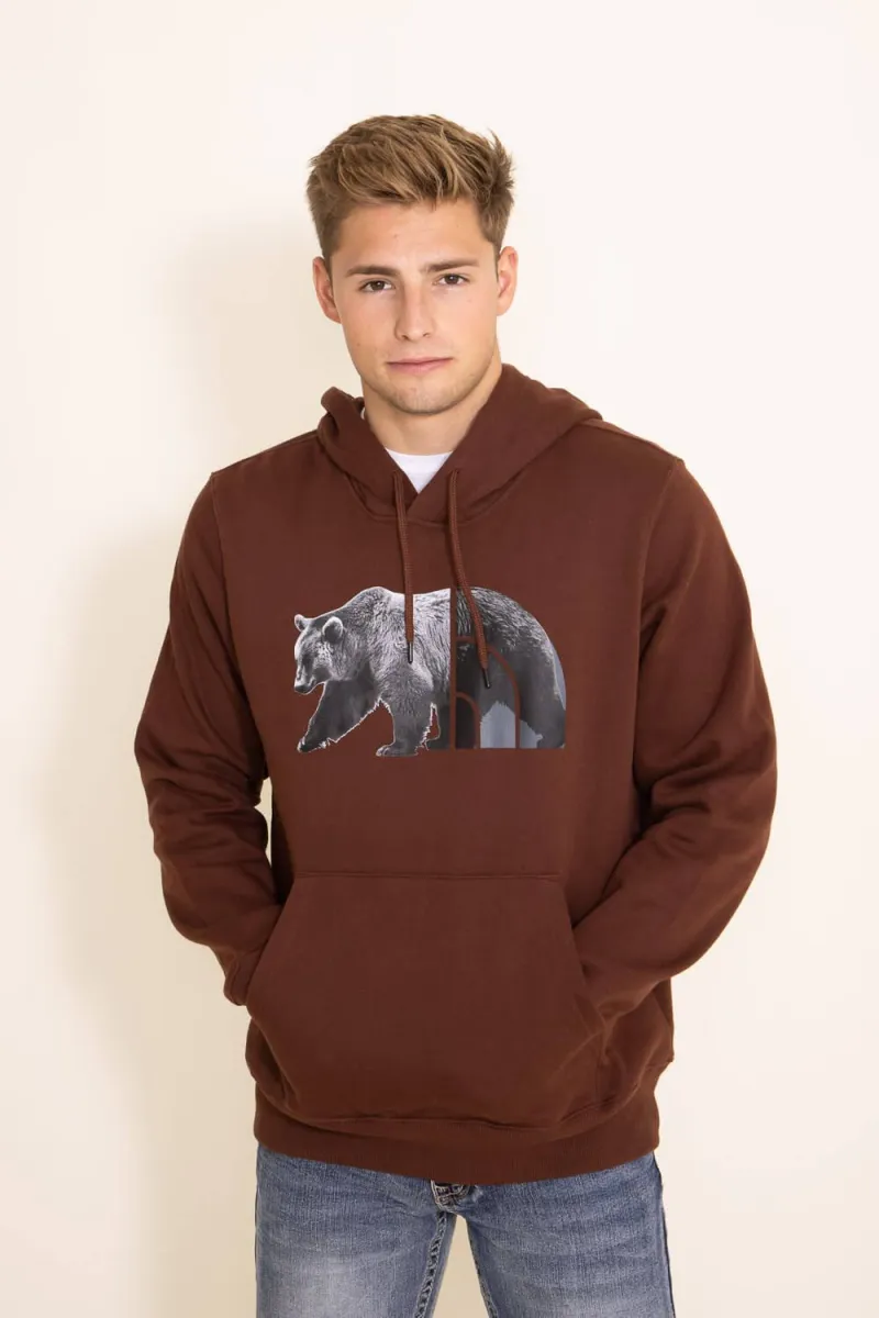 Худі The North Face Bear Pullover Hoodie Brown XL, фото №1