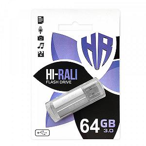 Флеш-накопитель USB3.0 64GB Hi-Rali Corsair Series Silver (HI-64GB3CORSL) synthetic.ua - Фото 1