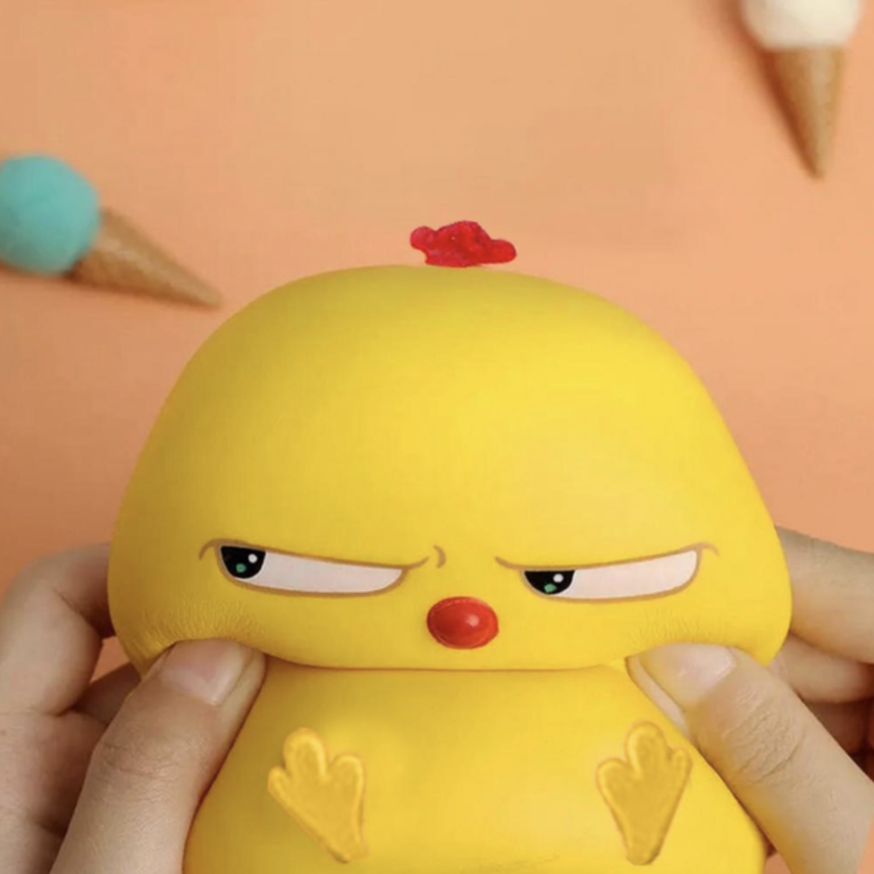 Іграшка-антистрес Курча Суїзі, 12 см, фото №2