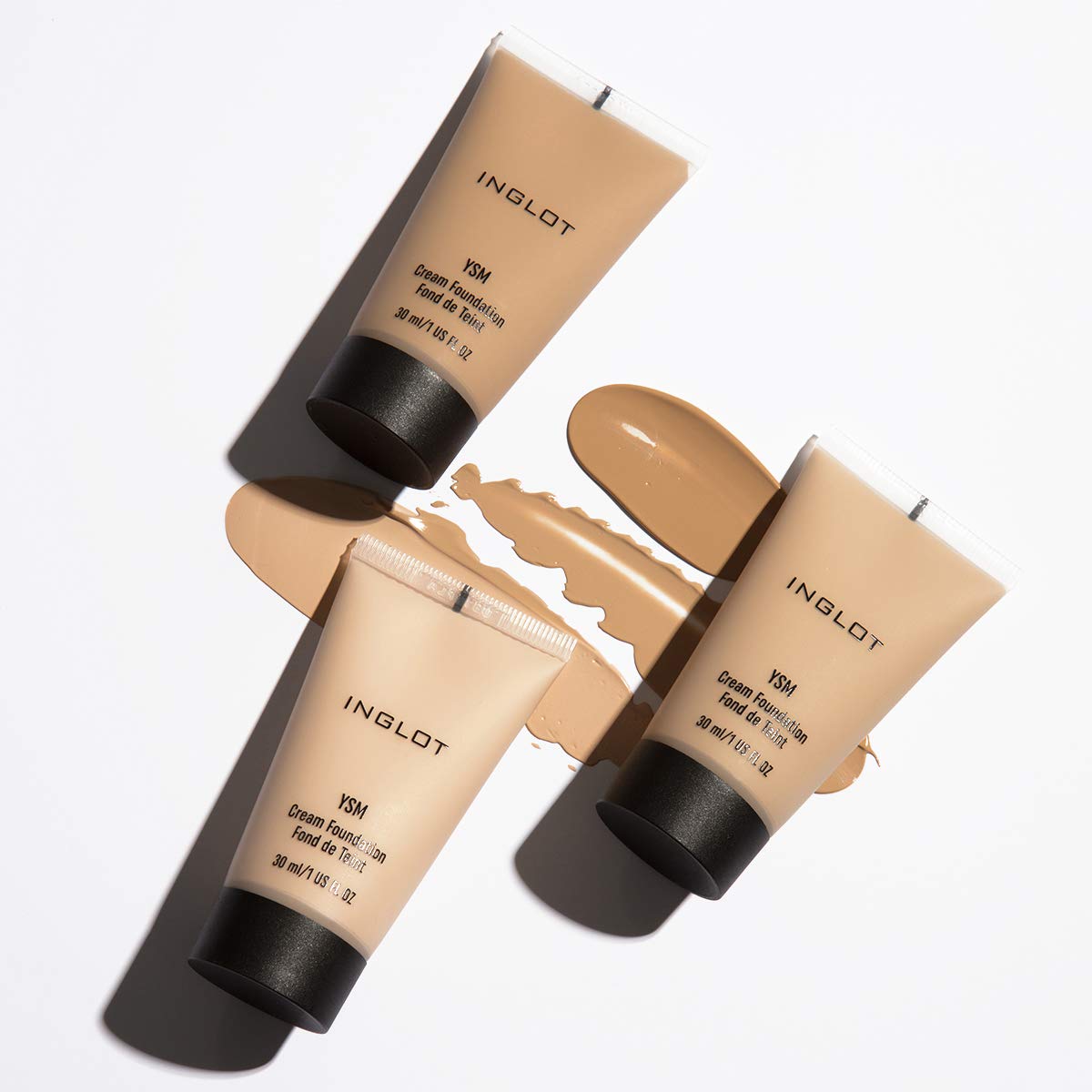 Крем-пудра Inglot YSM Long-Lasting Soft Durable and lightweight Matte 40, фото №3