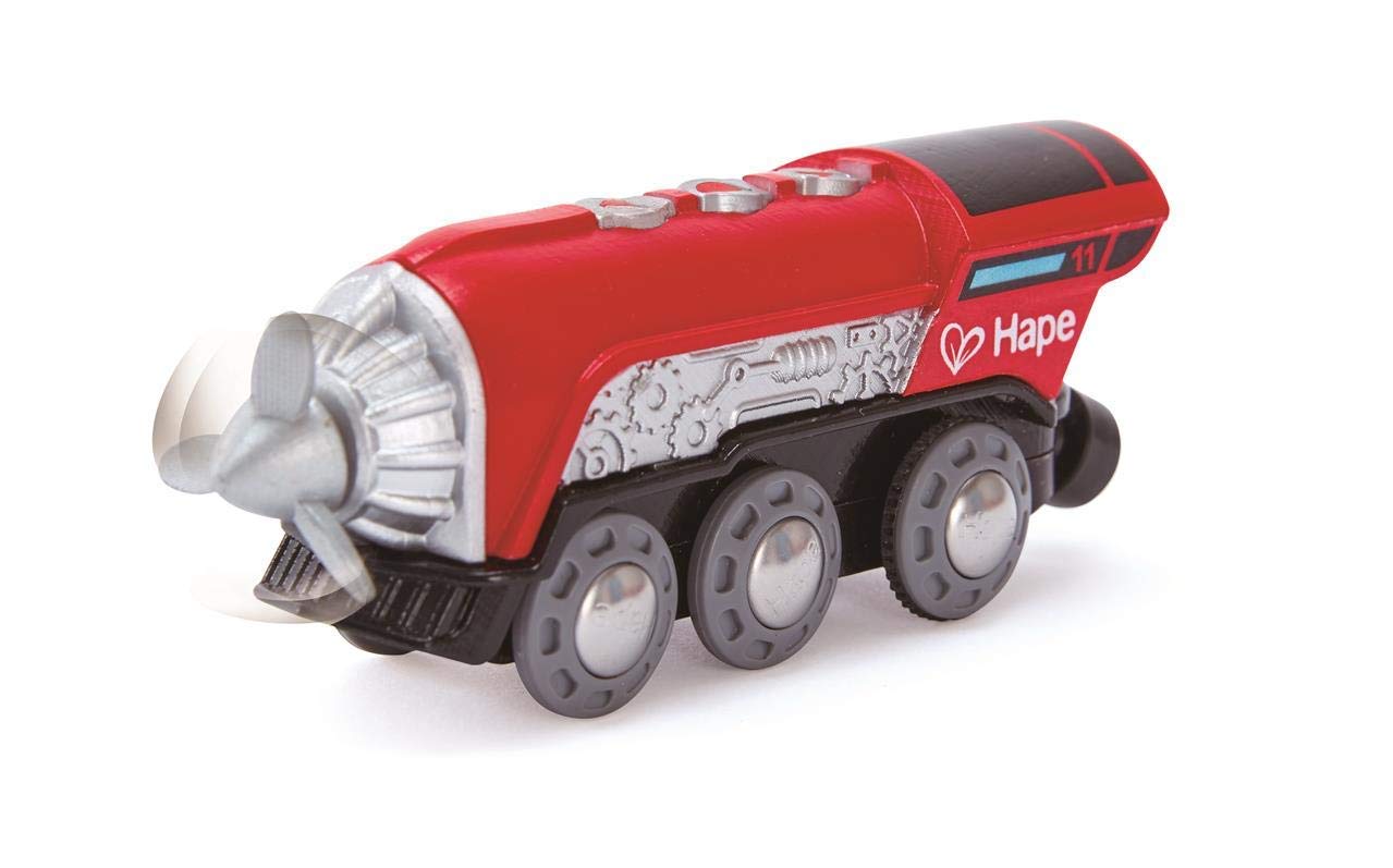 Локомотив Hape Railway на батарейках, фото №1