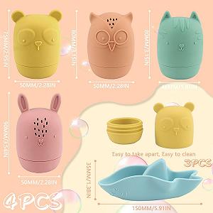 Набор игрушек для ванной 7 шт. Водные synthetic.ua - Фото 1