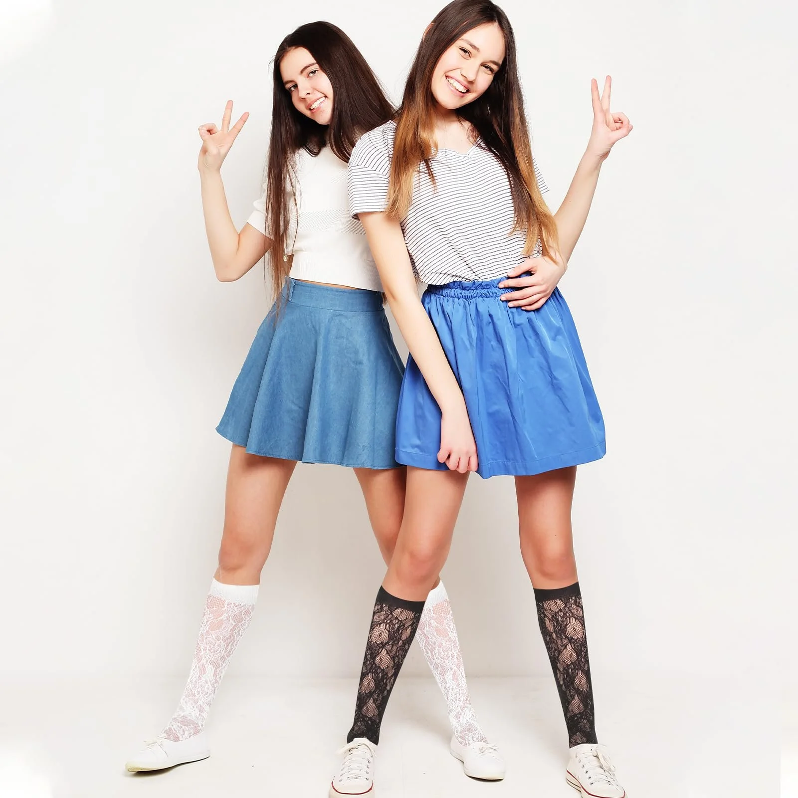 Панчохи Мереживні Жіночі 6 пар Чорний, фото №3