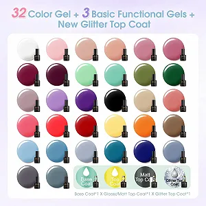 Гель-лак ROSALIND Набір 36 кольорів synthetic.ua - Фото 1