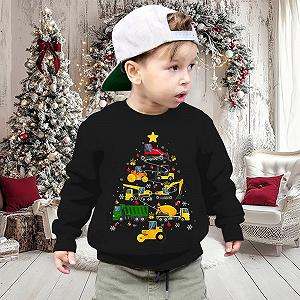 Рождественский свитер для девочек Generisch с принтом букв для уютного зимнего сезона synthetic.ua - Фото 1