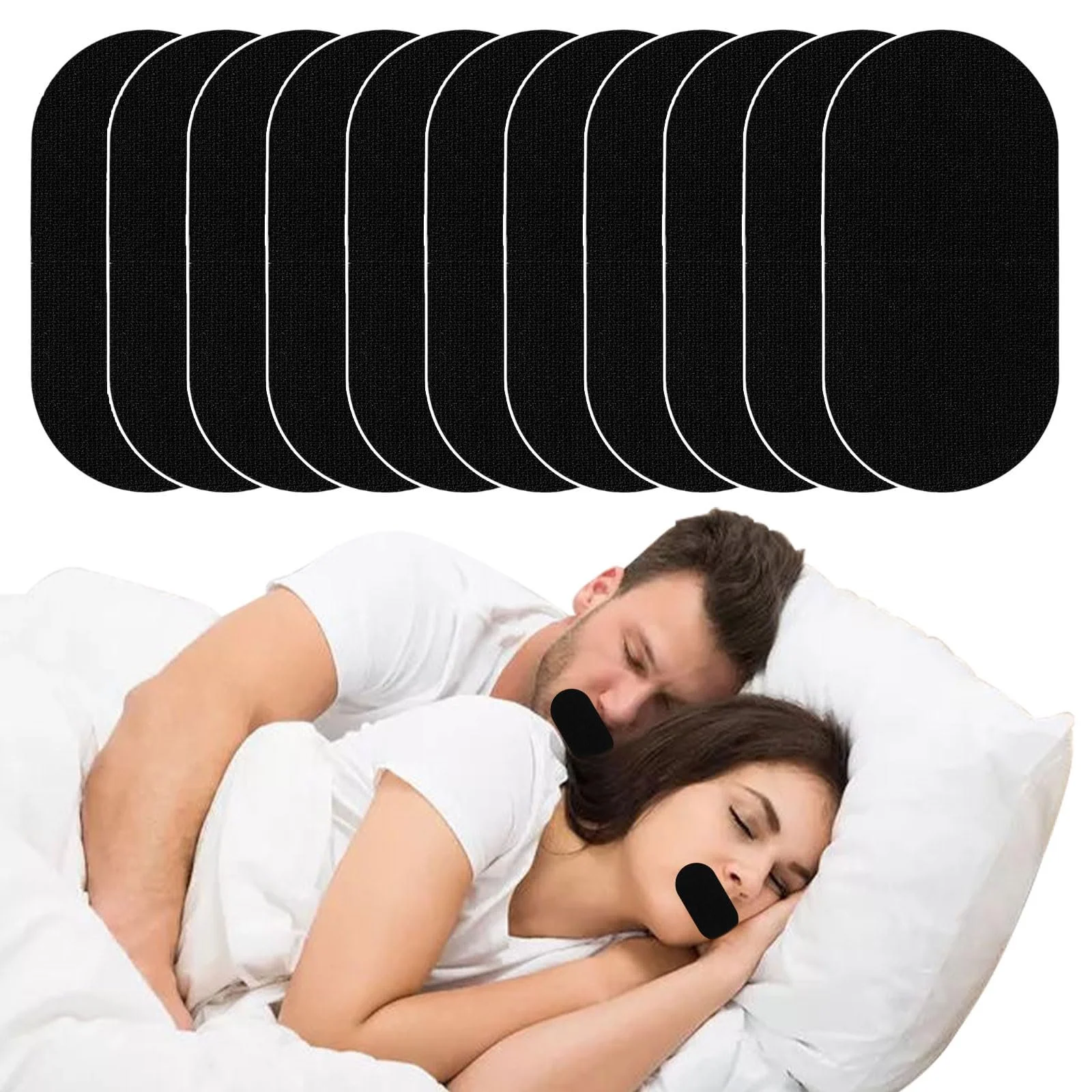 Пластирі від хропіння (90 шт.), Чорний, фото №1 Пластирі від хропіння (90 шт.), Чорний, фото №1