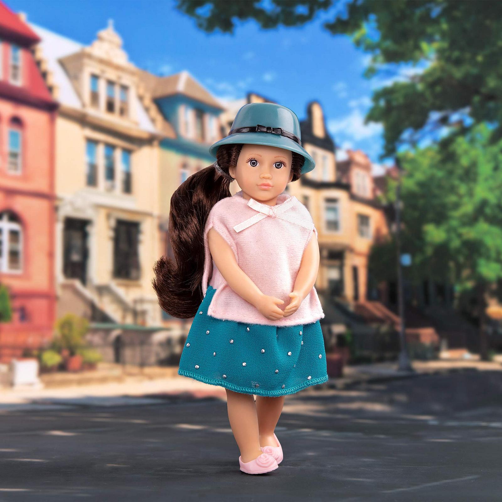 Лялька Lori Valentina 15 см, рухома, з довгим волоссям, м’яке тіло для дітей від 3 років, фото №2