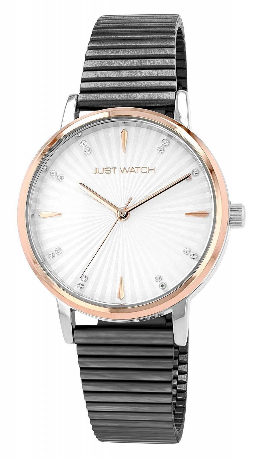 Женские часы Just Watch Браслет из нержавеющей стали Легко читать 19.5 см Диаметр 34 мм, фото №1