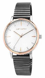 Женские часы Just Watch Браслет из нержавеющей стали Легко читать 19.5 см Диаметр 34 мм - Фото 1