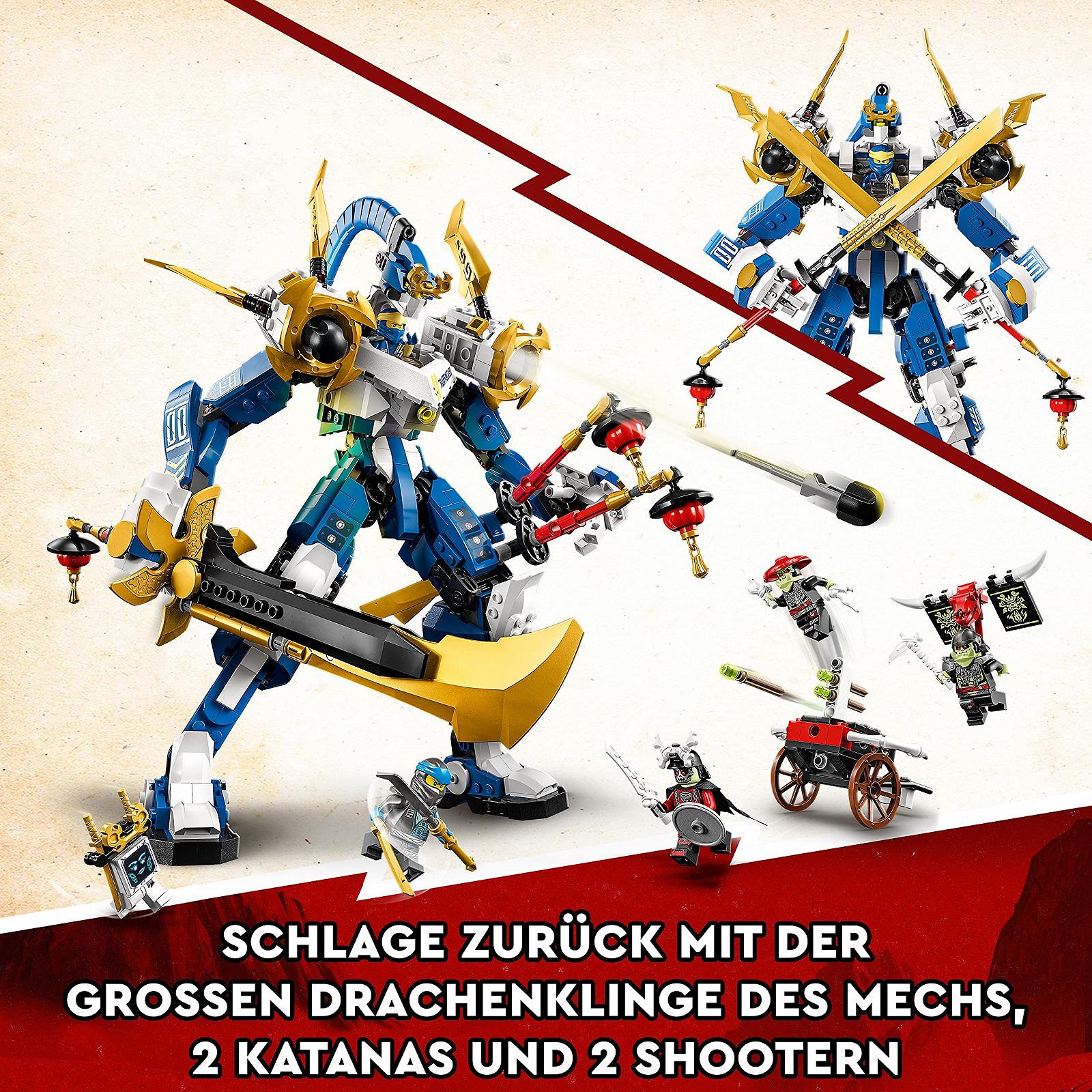 Набір LEGO Ninjago Jays Titan Mech з фігурками Джей, Нія та Зелений Скелетний Воїн 71785, фото №6