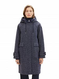 Пальто TOM TAILOR з стьобаною вставкою та капюшоном - Фото 1