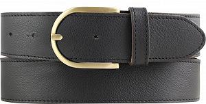 Ремень Женский BELTINGER Мягкий из Наппы с прострочкой, 4 см, Золотая Застежка - Фото 1