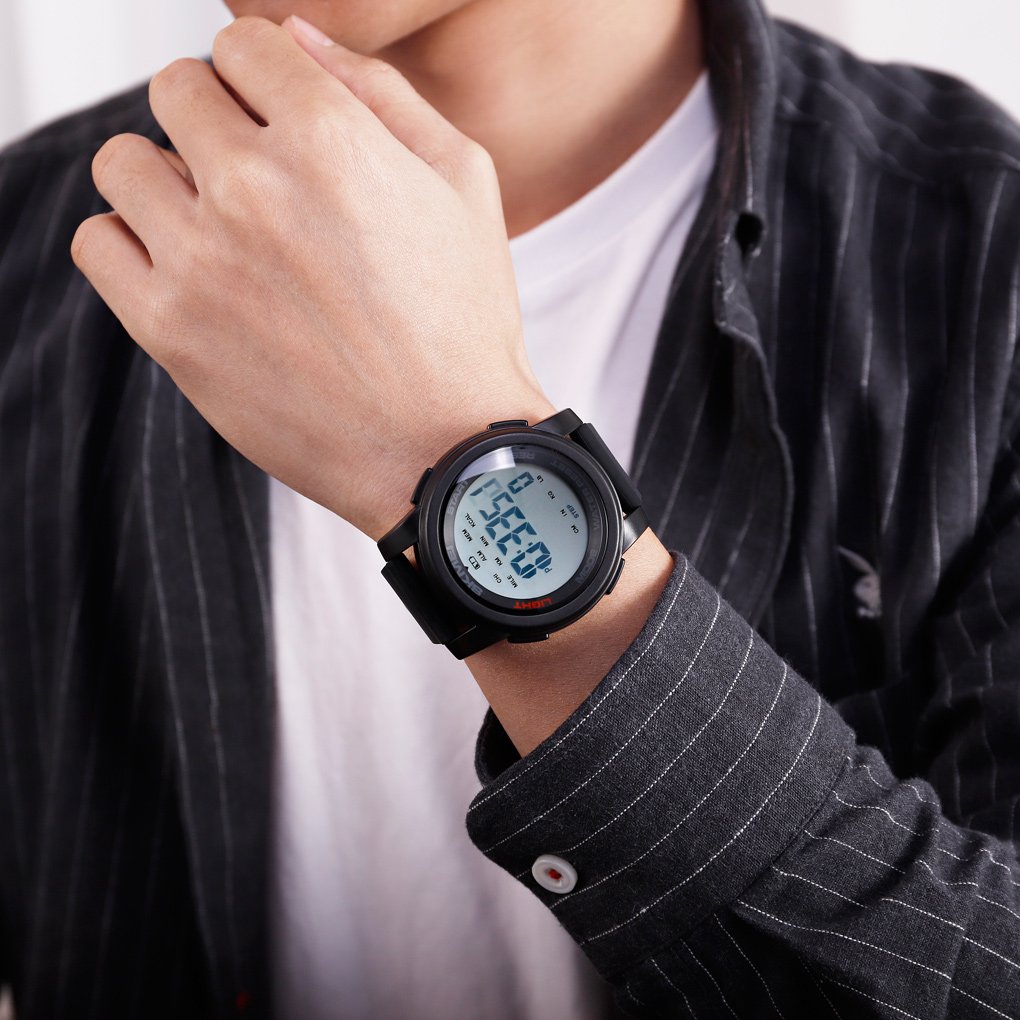 Годинник Skmei 1469BKWT Black STOPPED, фото №3