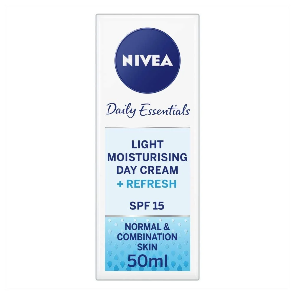 Легкий зволожуючий денний крем Nivea Daily Essentials SPF 15 50 мл, фото №1 Легкий зволожуючий денний крем Nivea Daily Essentials SPF 15 50 мл, фото №1