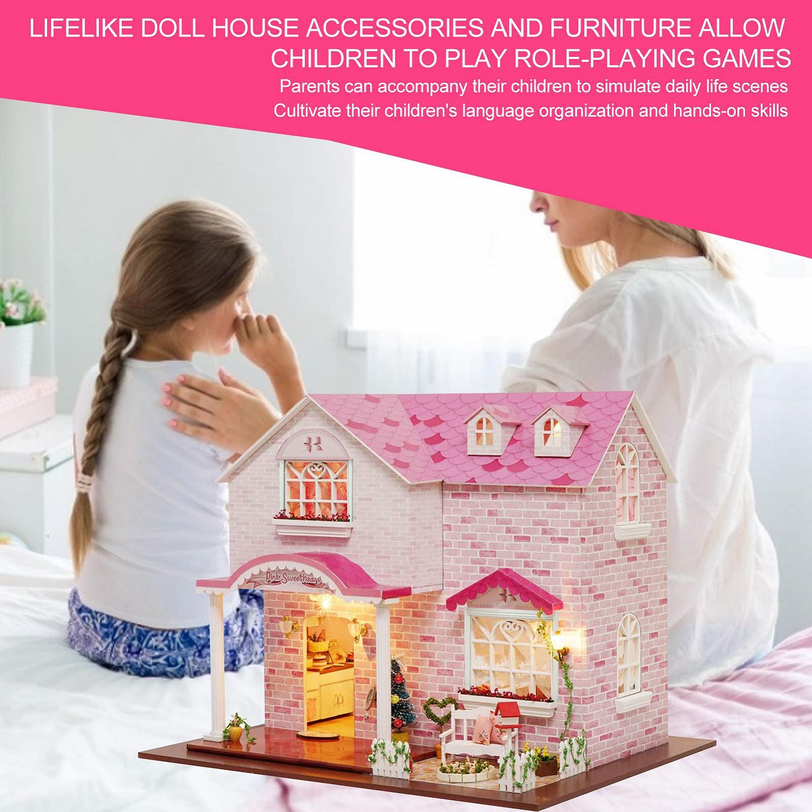 Игрушка кукольный домик для девочек конструктор имитационный, фото №8 Игрушка кукольный домик для девочек конструктор имитационный, фото №8