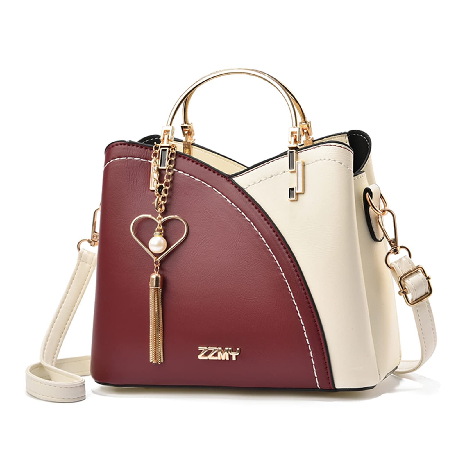 Сумка с ручками FANDARE, женская, тоут, водонепроницаемая, из искусственной кожи, с кисточкой, красная, модная, фото №1