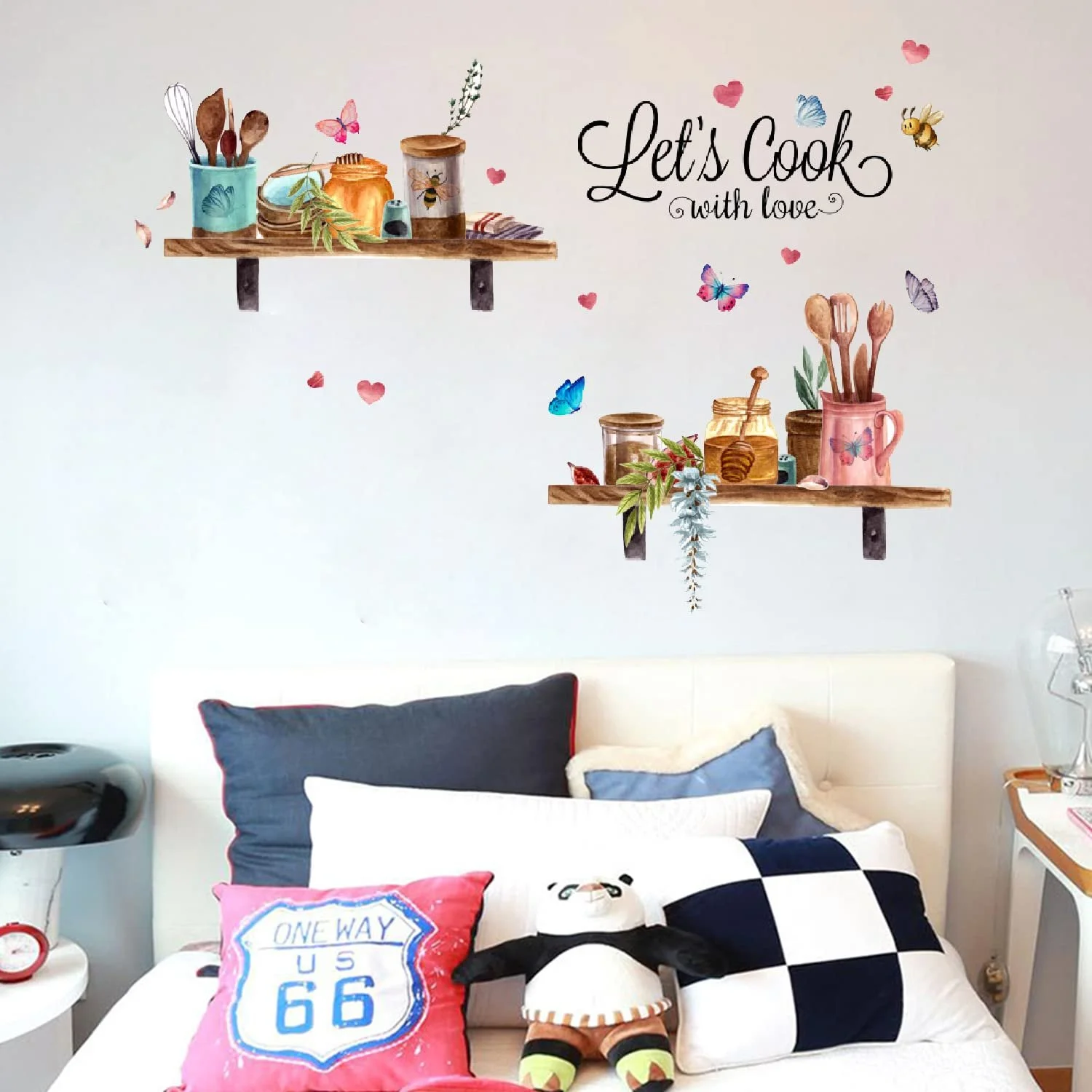 Наклейка на стіну GFMODE Кухонне приладдя та квітковий горщик 50 x 70 см, фото №4 Наклейка на стіну GFMODE Кухонне приладдя та квітковий горщик 50 x 70 см, фото №4