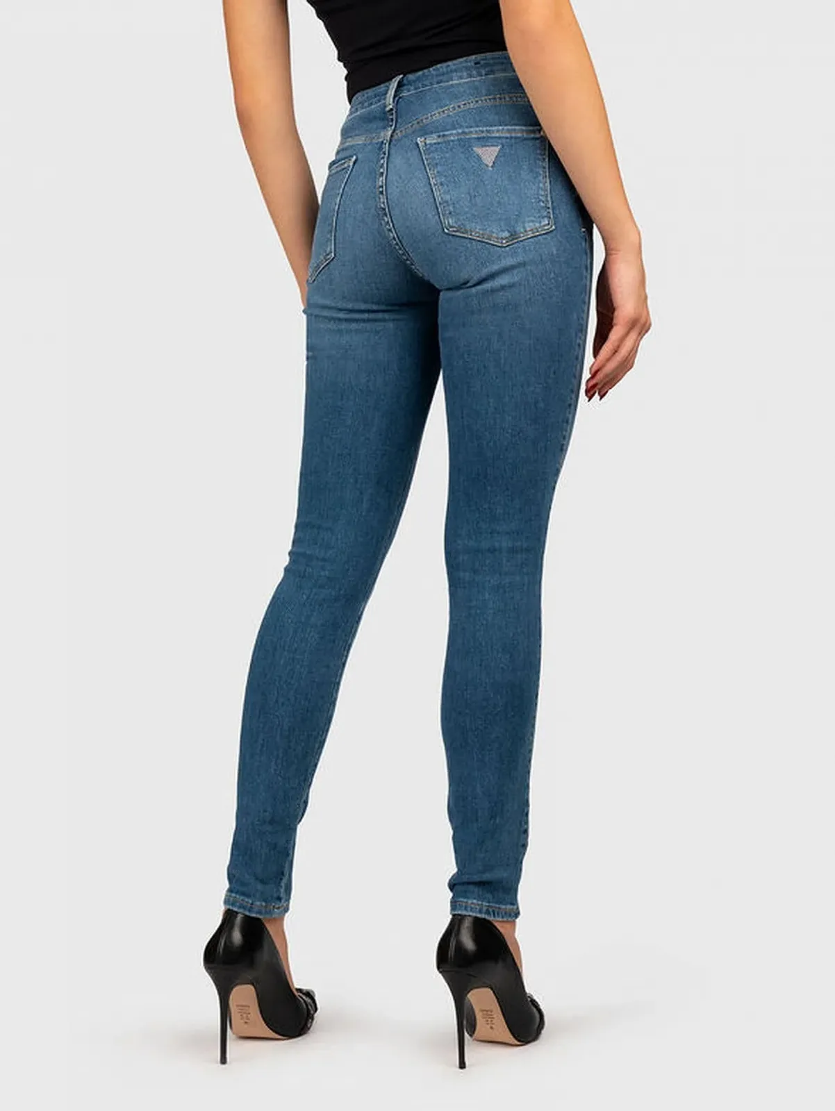 Джинси GUESS Sexy Curve W4BAJ3D592C Синій, розмір 27, фото №4 Джинси GUESS Sexy Curve W4BAJ3D592C Синій, розмір 27, фото №4