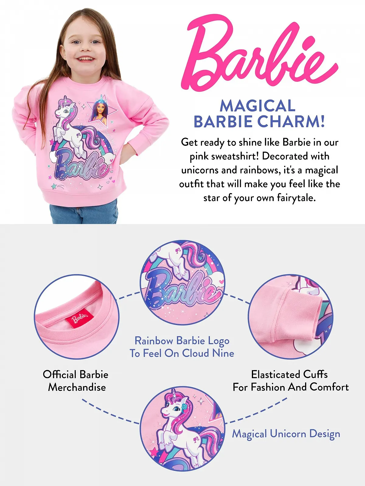 Свитшот Barbie 98-104, фото №7