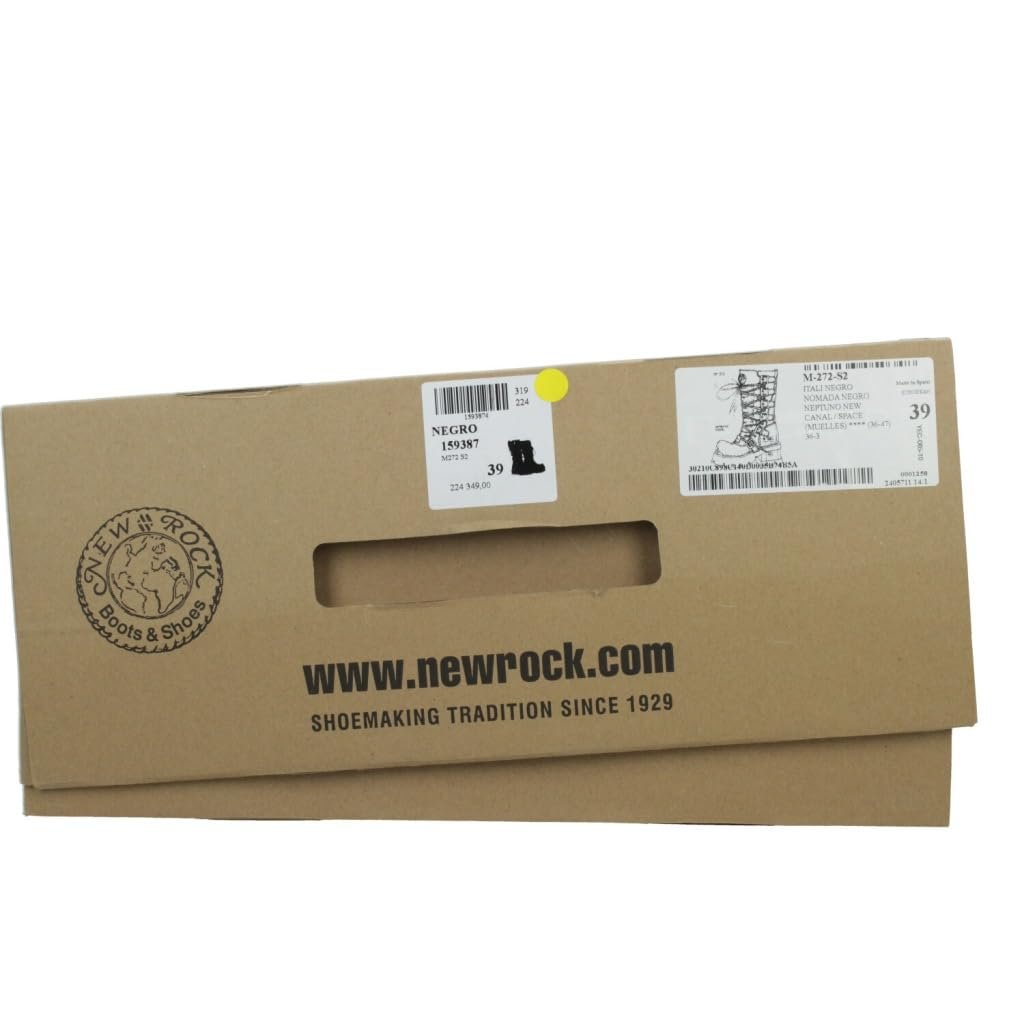 Чоботи New Rock Neptuno M-272-S2 готичні шкіряні чорні, фото №8 Чоботи New Rock Neptuno M-272-S2 готичні шкіряні чорні, фото №8