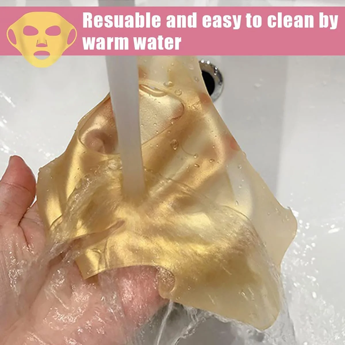 Маска Силіконова Asser 3 шт. Для обличчя Зволожуюча, фото №2 Маска Силіконова Asser 3 шт. Для обличчя Зволожуюча, фото №2