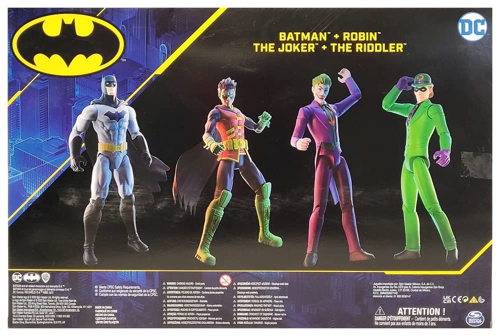 Фигурки DC Comics Бэтмен, Робин, Джокер, Загадочник, фото №3