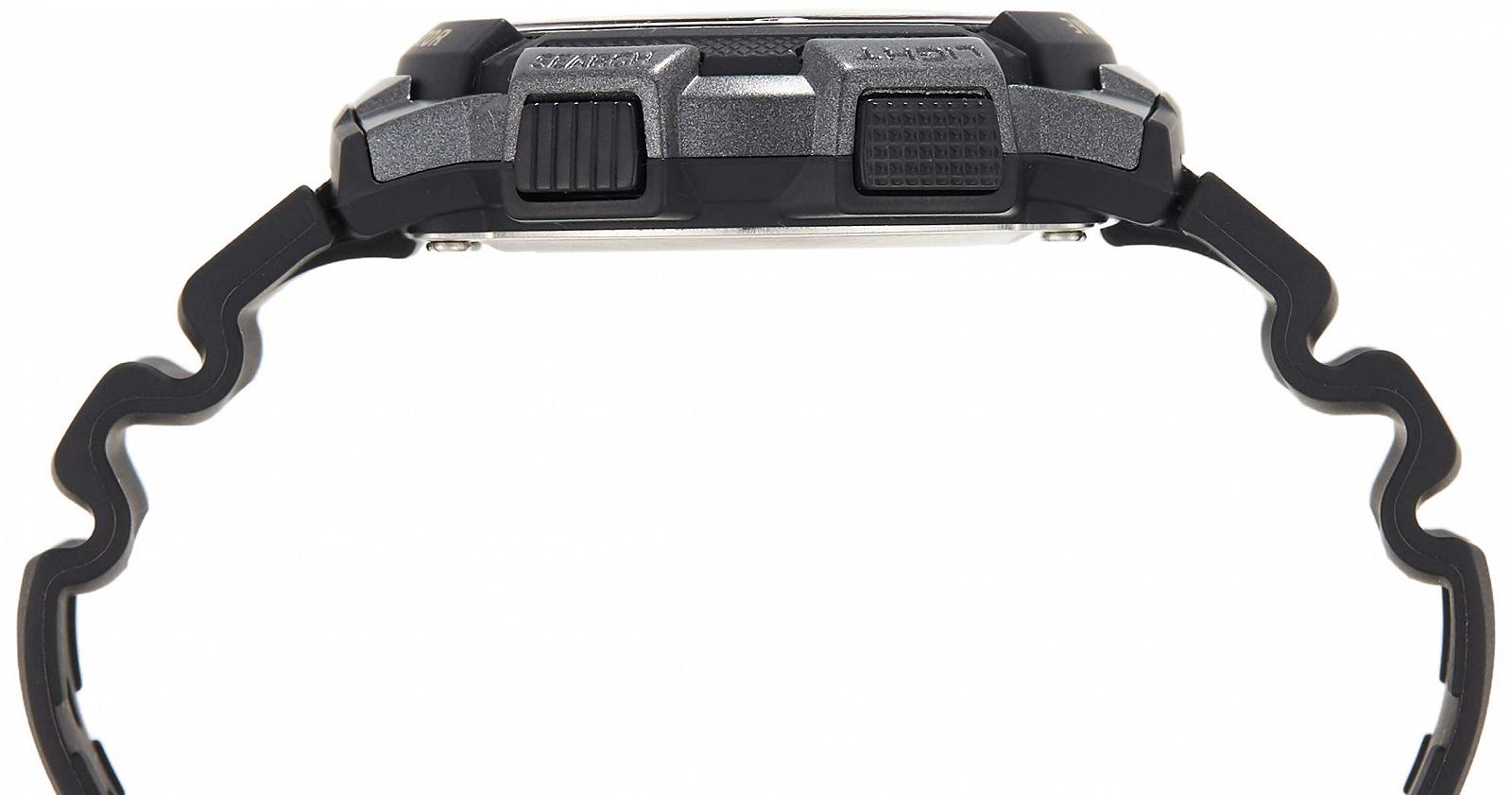 Годинник спортивний Casio AE-1000W-1AVCF чоловічий, корпус з смоли, ремінець чорний, фото №3