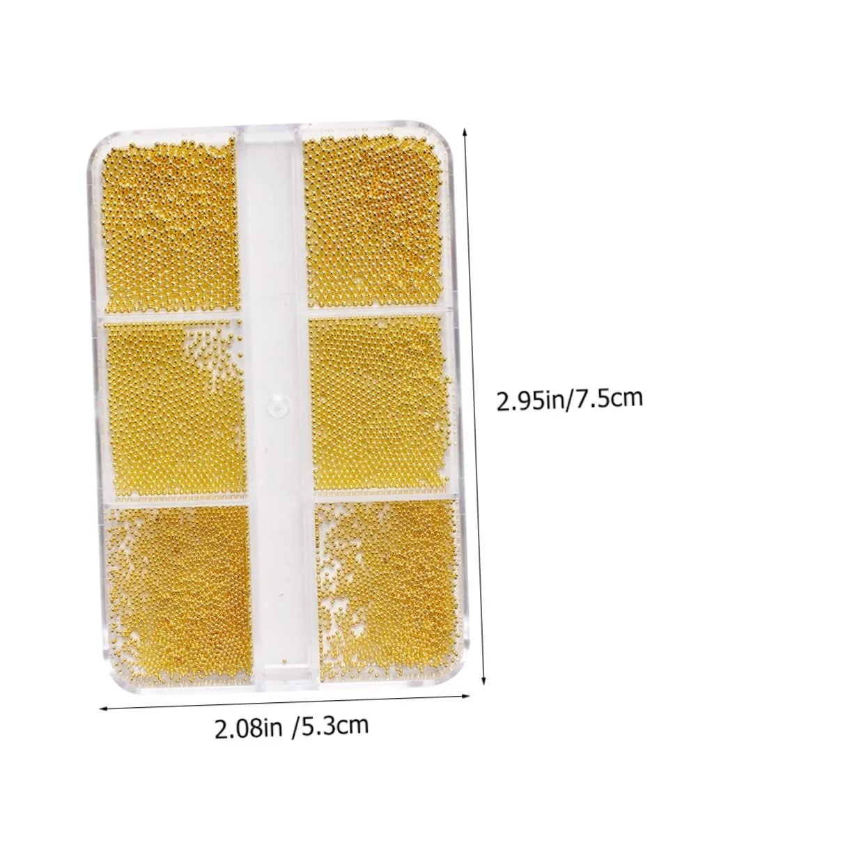 Круглые мини-шарики WOONEKY 4 коробки декоративные стальные шарики для женщин универсальные заклепки для ногтей для дома и маникюра, фото №2