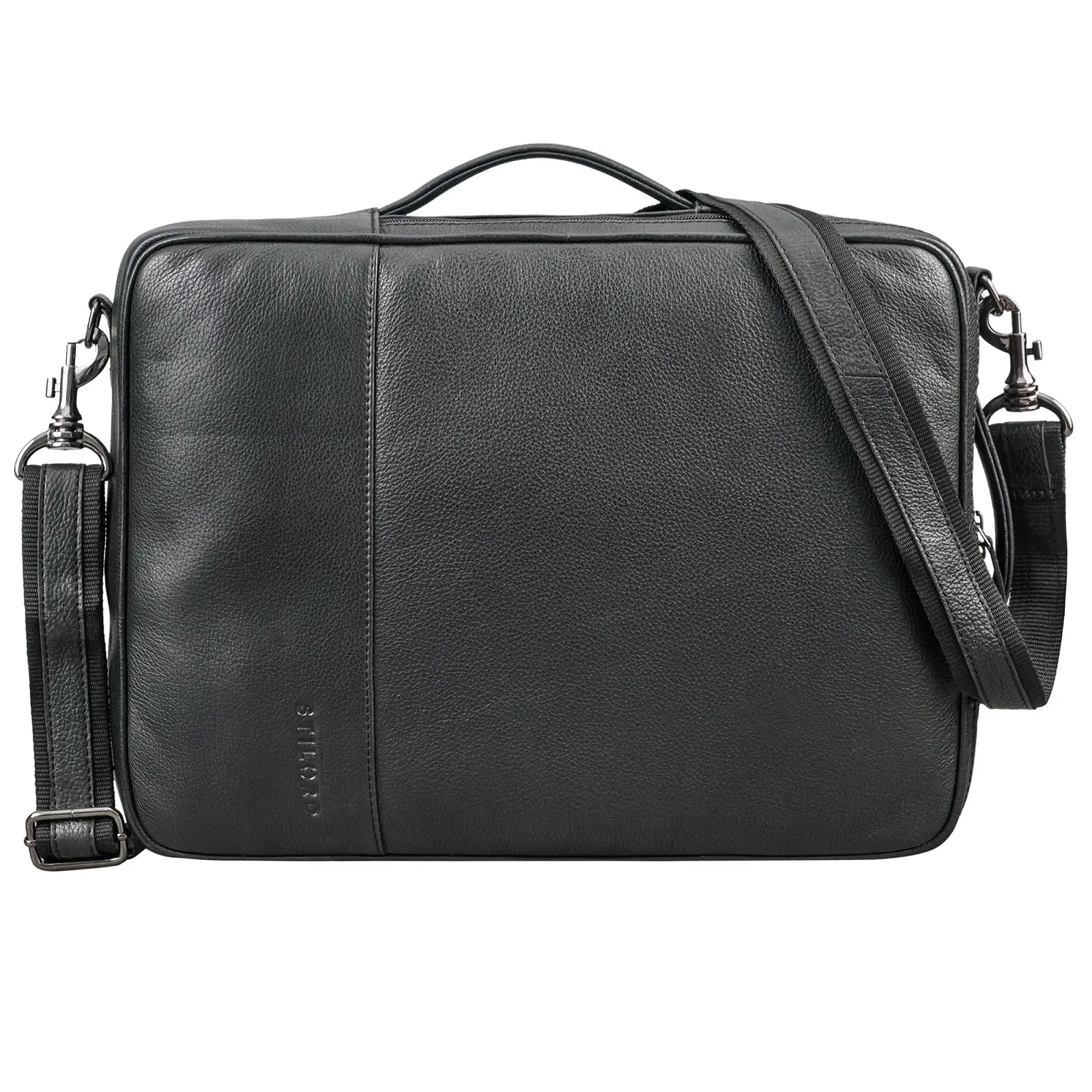 Рюкзак STILORD Dash 2-in-1 Leather XL 15-16 Inch Obsidian Black, фото №5 Рюкзак STILORD Dash 2-in-1 Leather XL 15-16 Inch Obsidian Black, фото №5