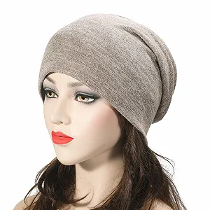 Летняя удлиненная шапка-бини ZLYC Легкая мягкая трикотажная synthetic.ua - Фото 1