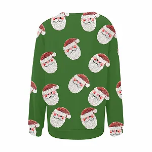 Женский Рождественский Свитшот со Смешным Принтом My Order Display Круглый вырез Свободный Джемпер Рождество Рождественские Подарки Свитер Рождественский Свитер Рубашка synthetic.ua - Фото 1