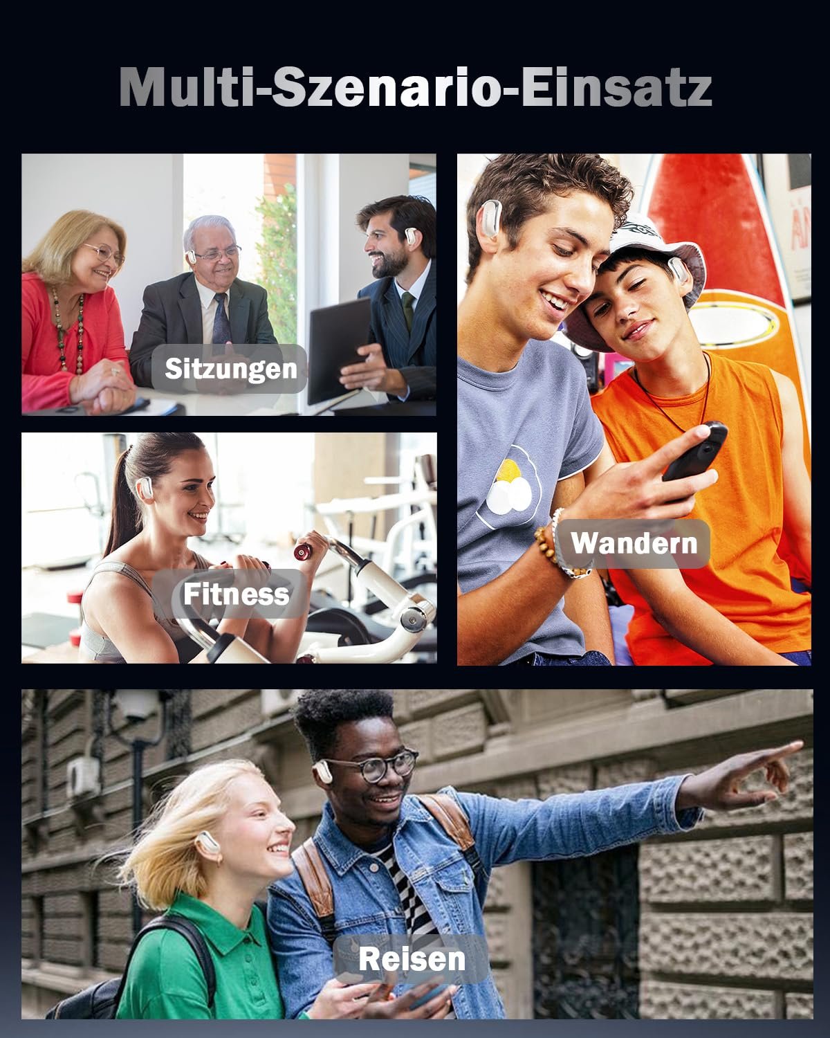 Навушники-перекладачі Ai, для перекладу без Інтернету, 144 мови онлайн і 11 мов офлайн, фото №8