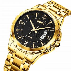 Годинник Skmei 9069GDBK Gold-Black synthetic.ua - Фото 1