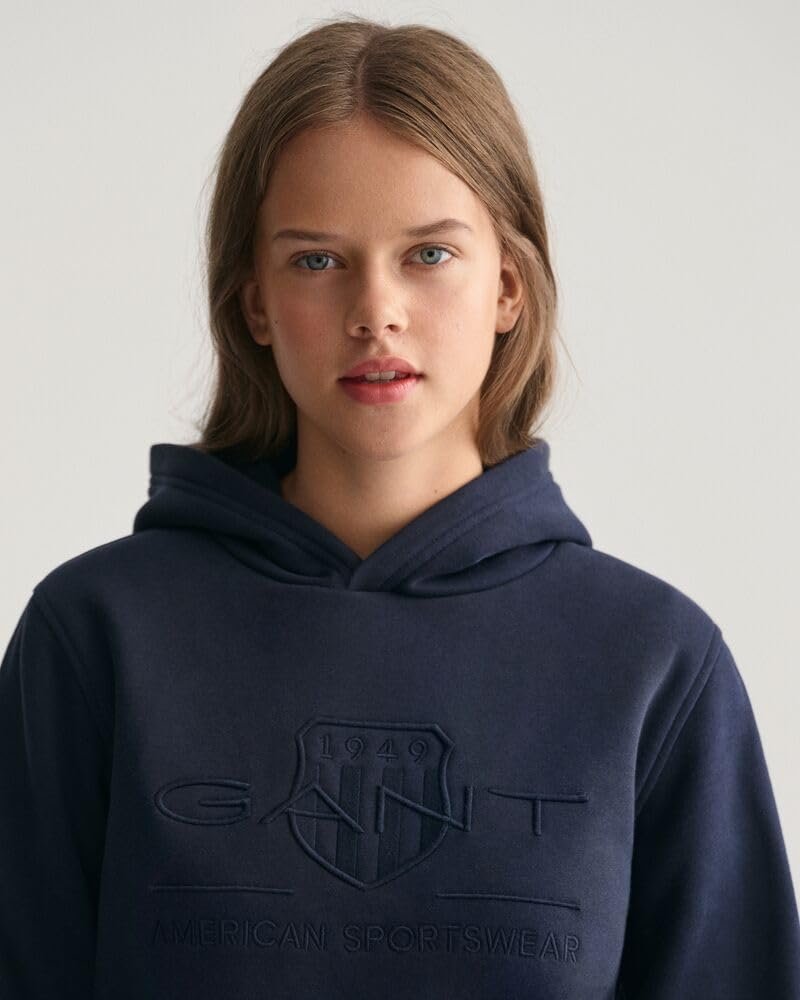 Худі GANT Unisex Children's Tonal As Hoodie, фото №2